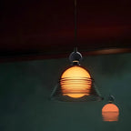 Sunset Ripple Glass Pendant Light