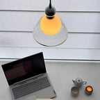 Sunset Ripple Glass Pendant Light