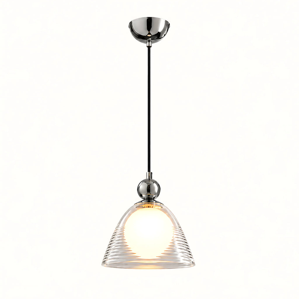 Sunset Ripple Glass Pendant Light