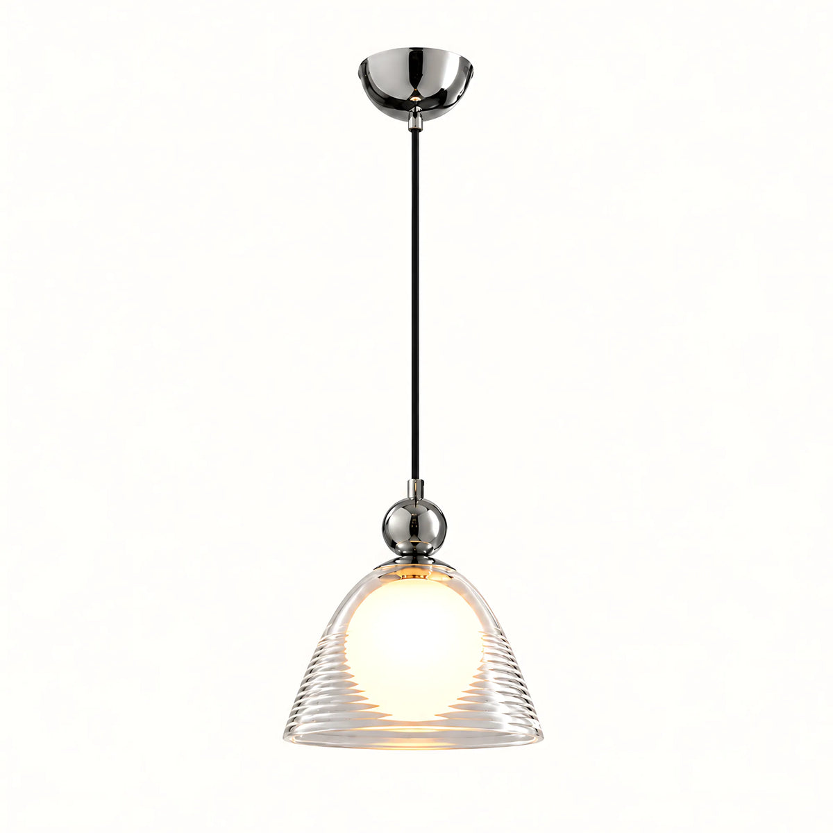 Sunset Ripple Glass Pendant Light