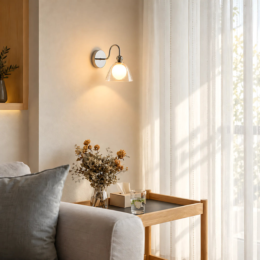 Sunset Ripple Glass Wall Light