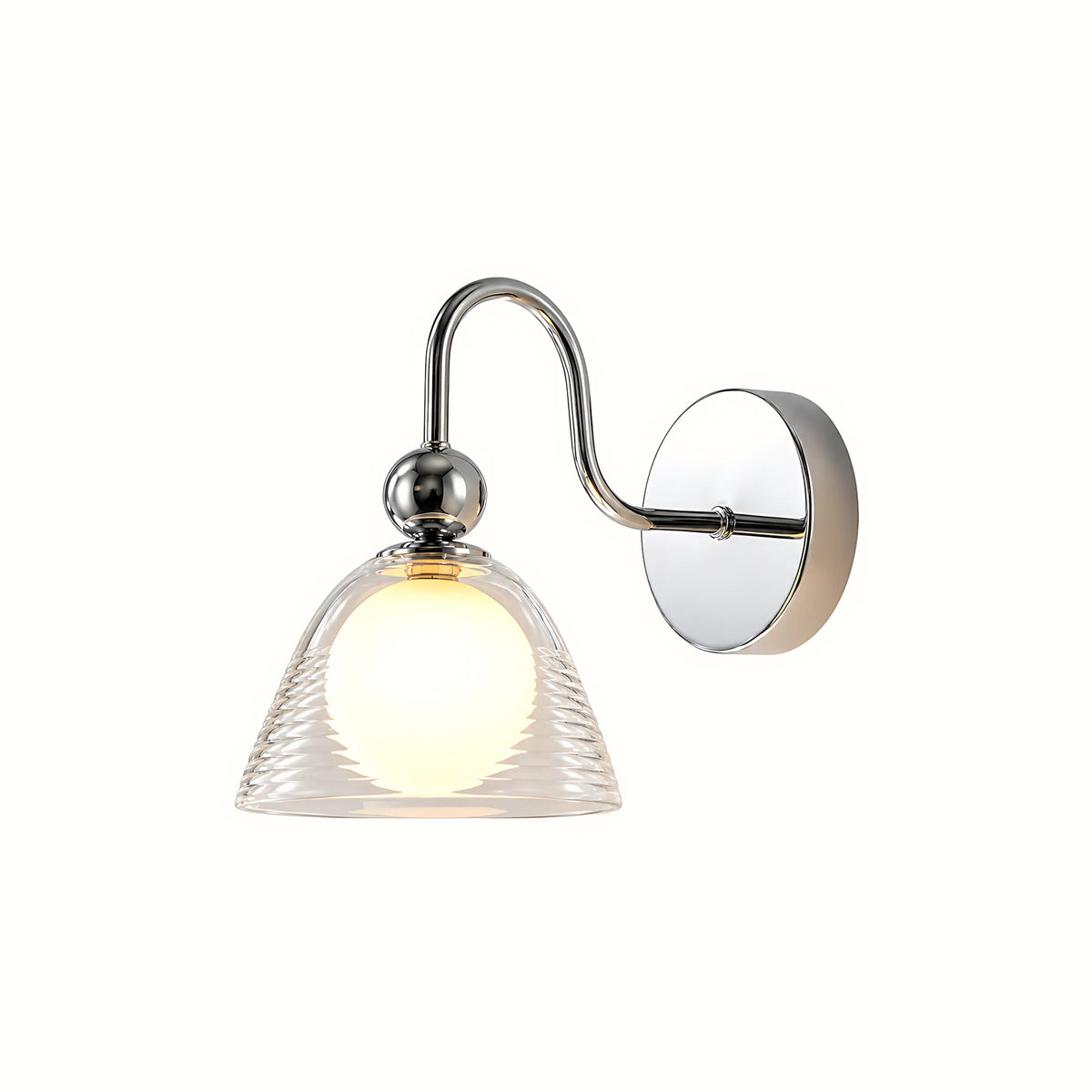 Sunset Ripple Glass Wall Light
