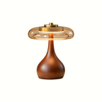 Tavero Wood Glass Table Lamp