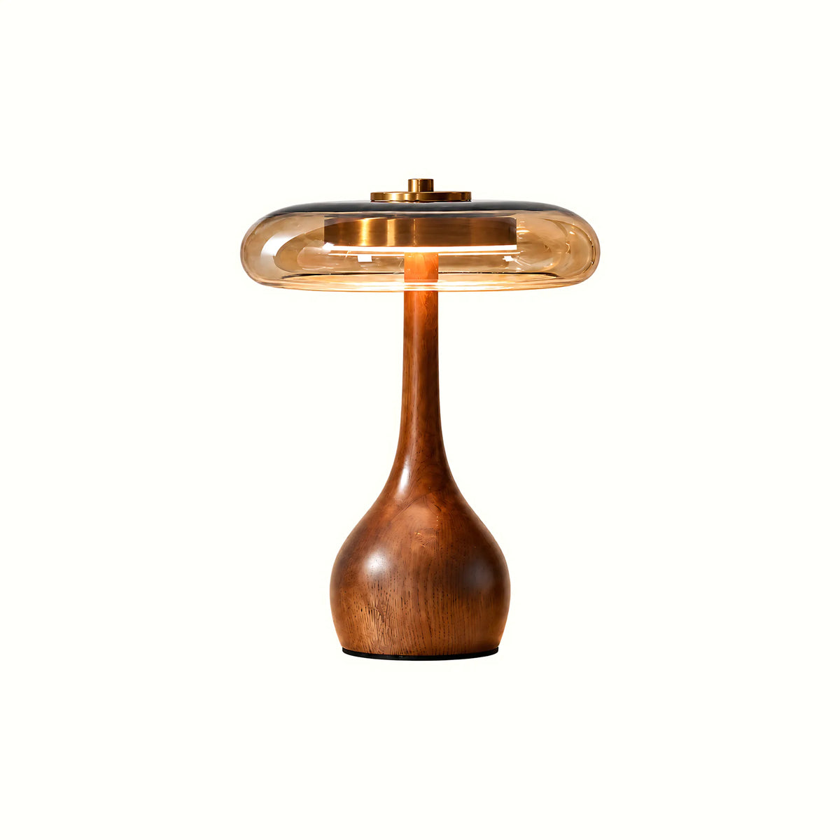 Tavero Wood Glass Table Lamp