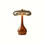 Tavero Wood Glass Table Lamp