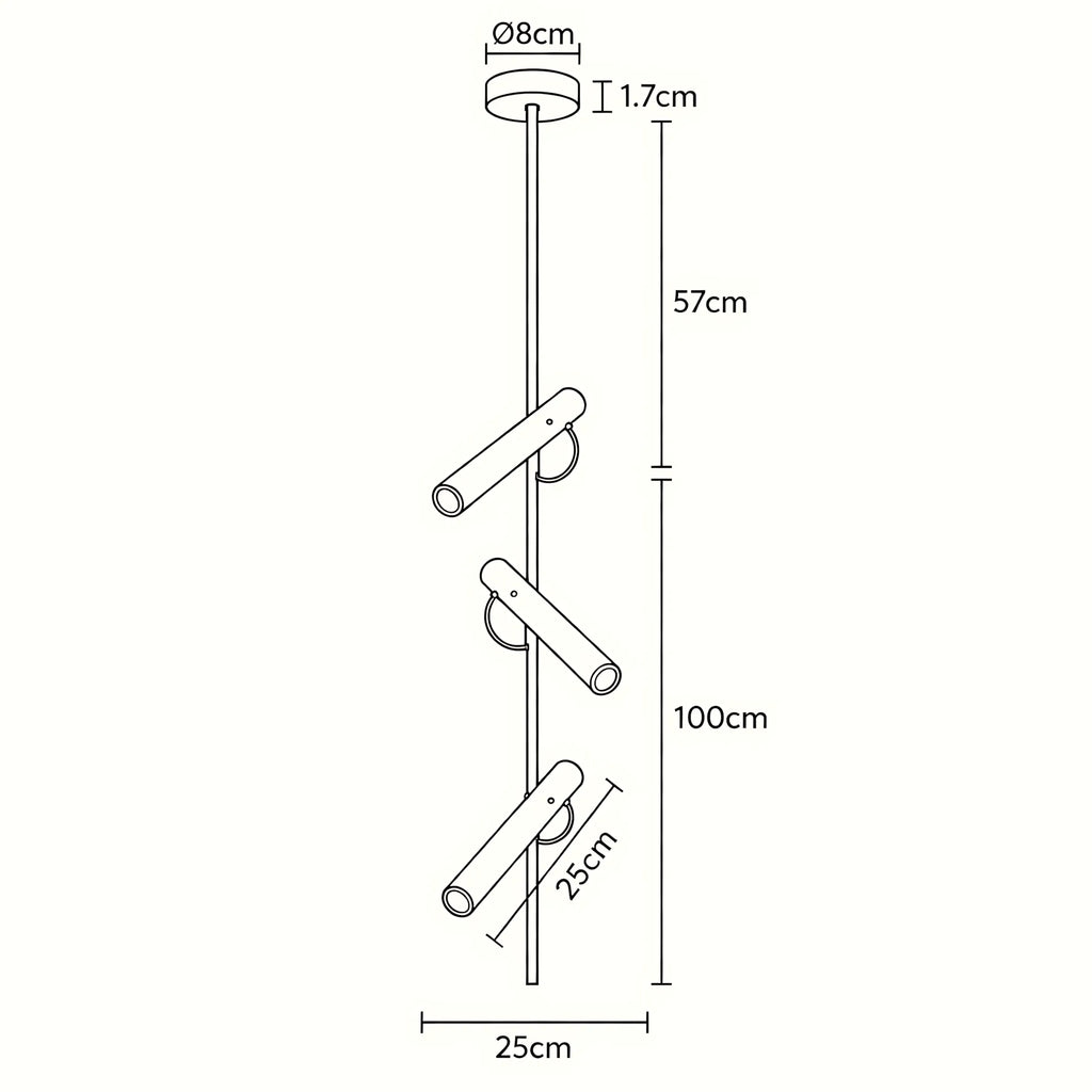 Varello Adjustable Spotlight Pendant Light