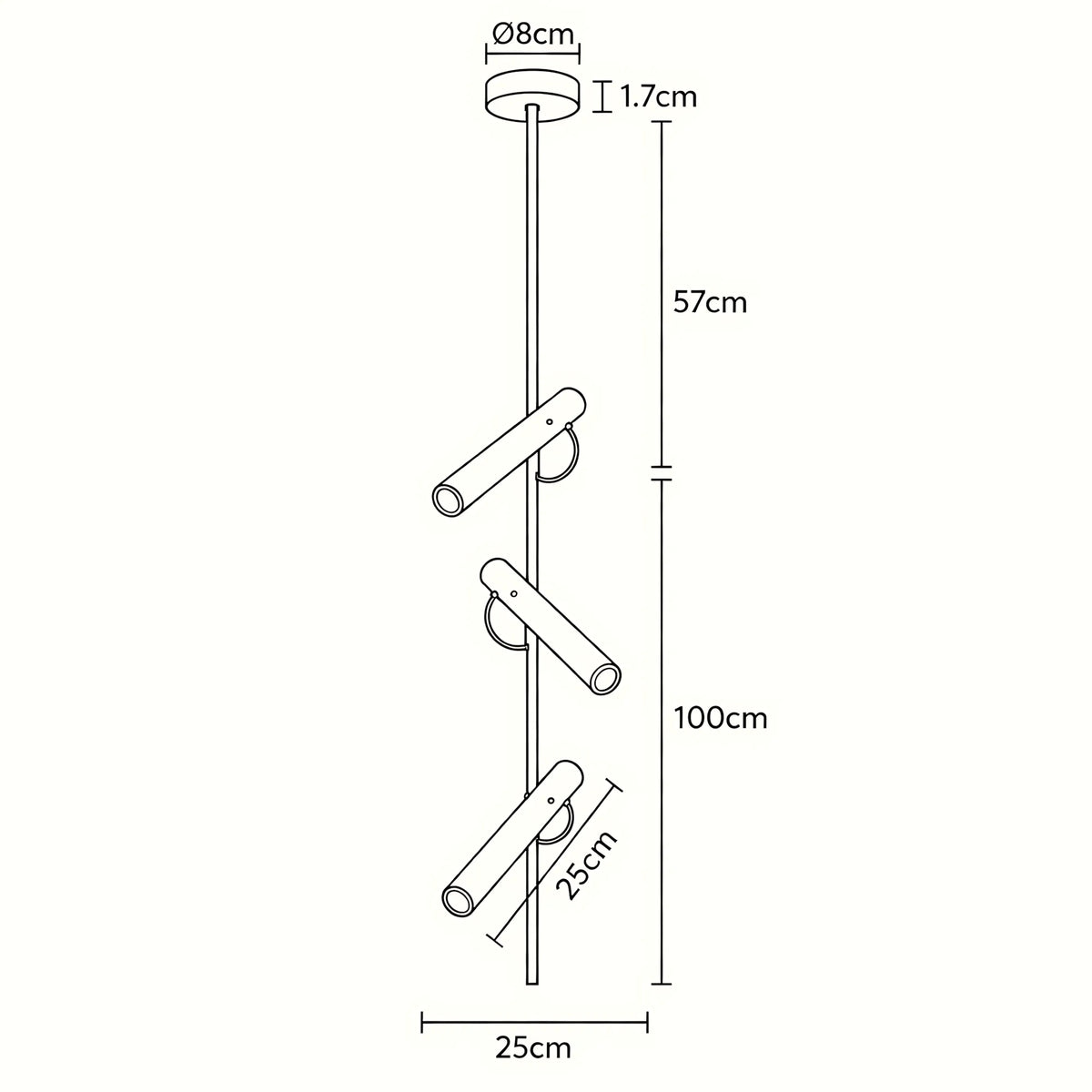 Varello Adjustable Spotlight Pendant Light