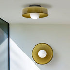 Vela Low-Profile Glass Ceiling Light