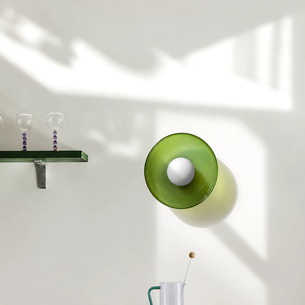 Vela Low-Profile Glass Ceiling Light
