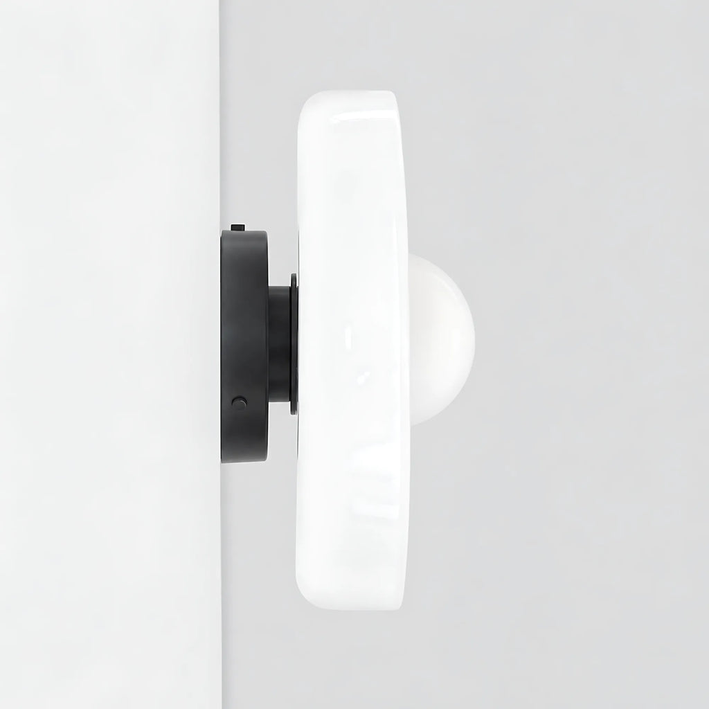 Vela Low-Profile Glass Ceiling Light