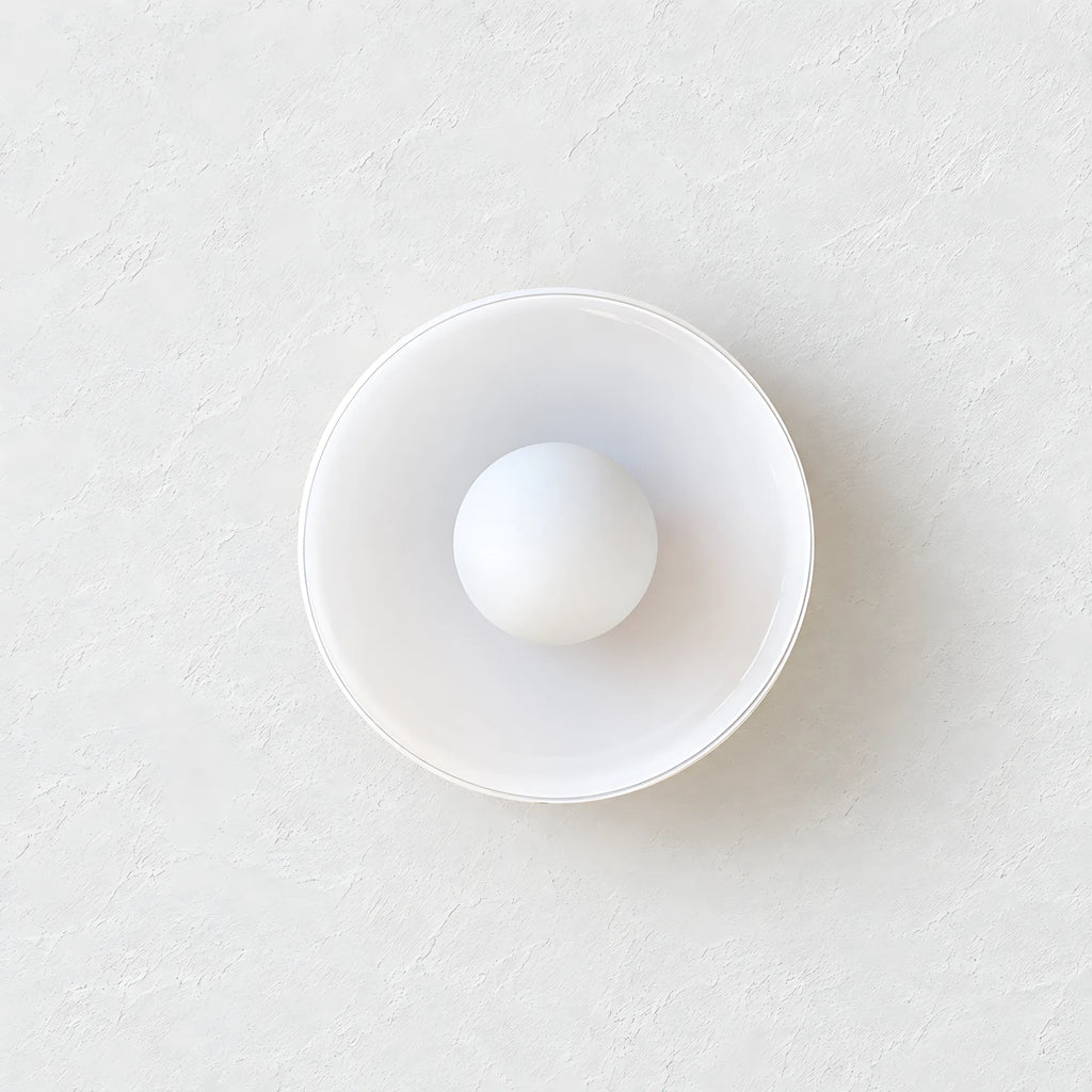 Vela Low-Profile Glass Ceiling Light