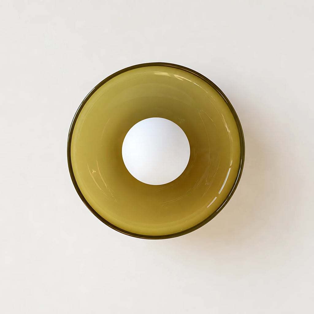 Vela Low-Profile Glass Ceiling Light
