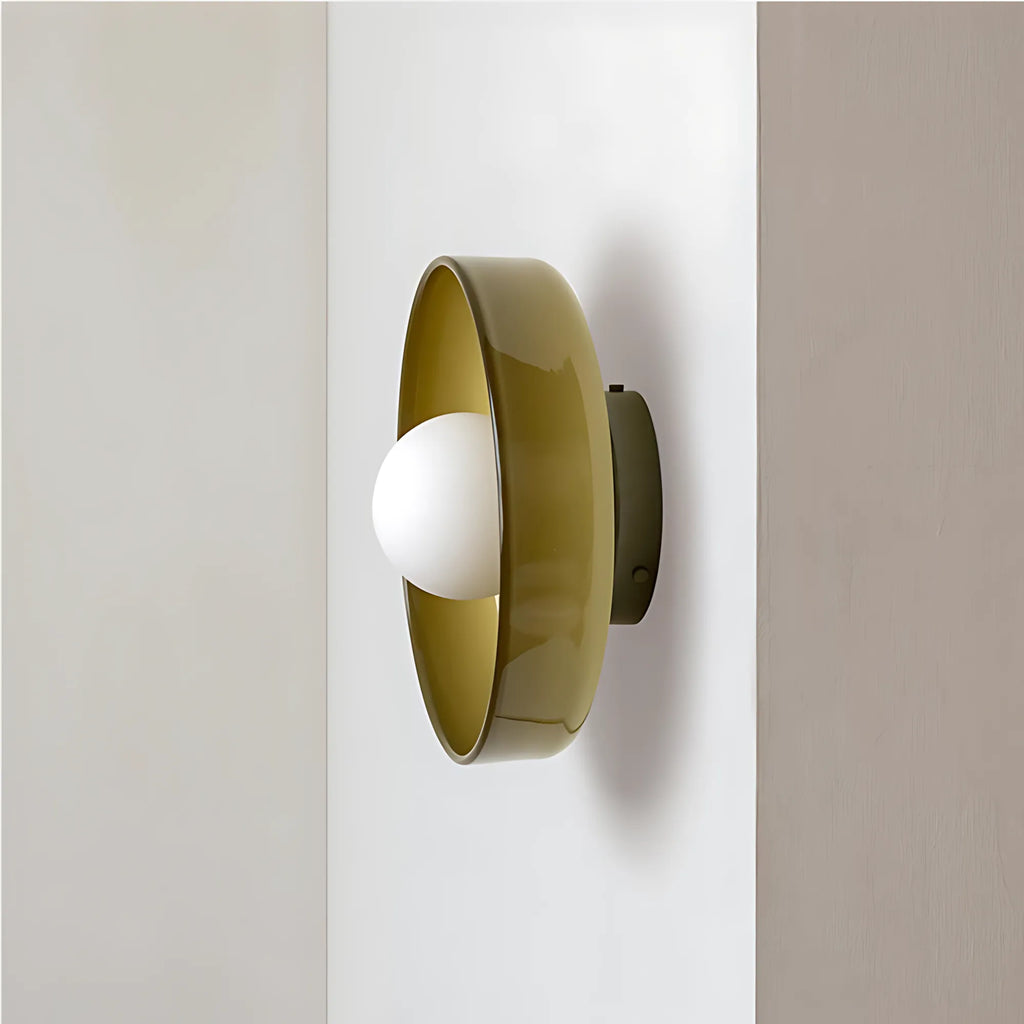 Vela Low-Profile Glass Ceiling Light