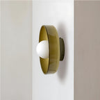 Vela Low-Profile Glass Ceiling Light