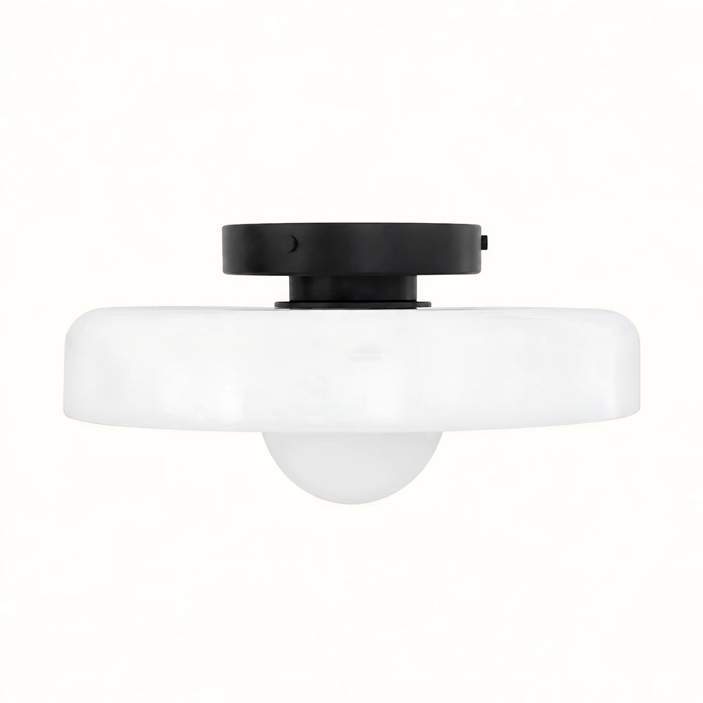 Vela Low-Profile Glass Ceiling Light