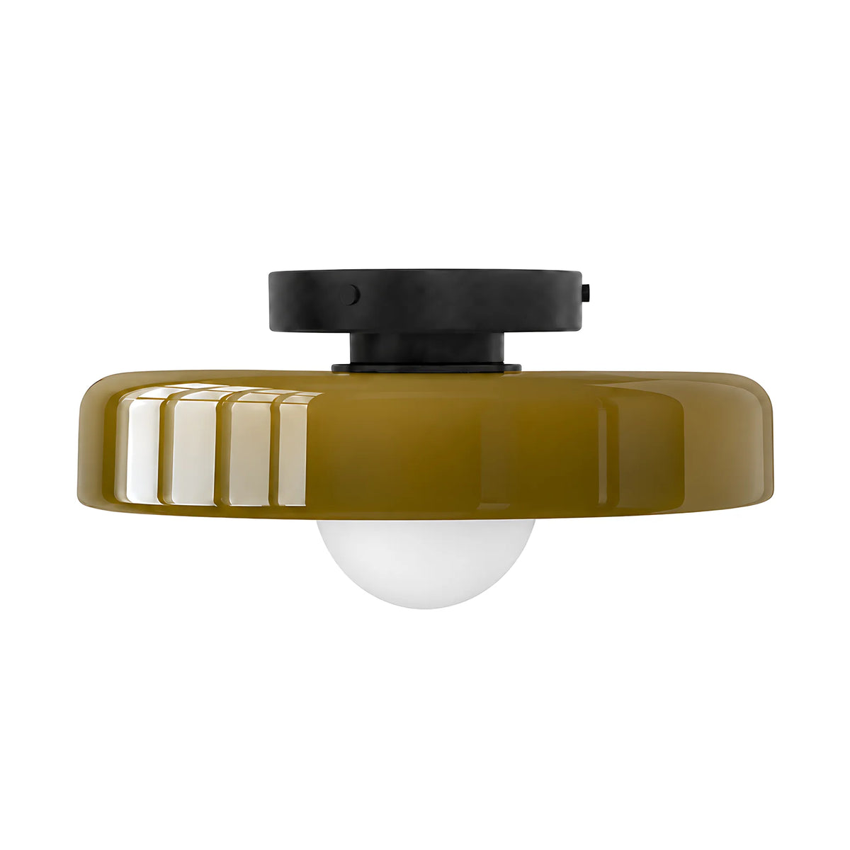 Vela Low-Profile Glass Ceiling Light