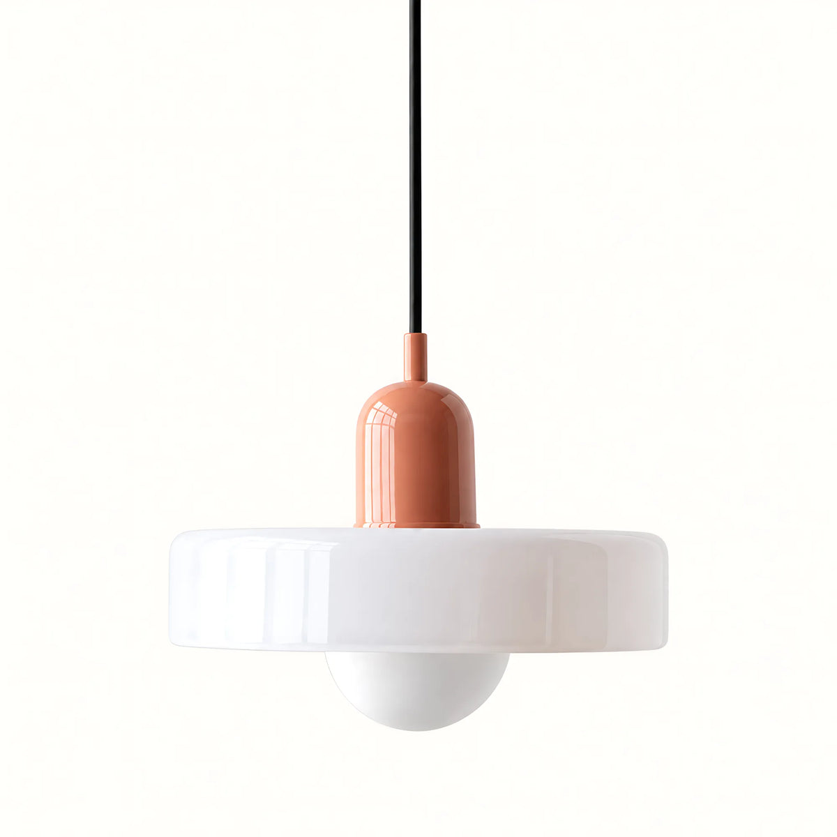 Vela Low-Profile Glass Pendant Light
