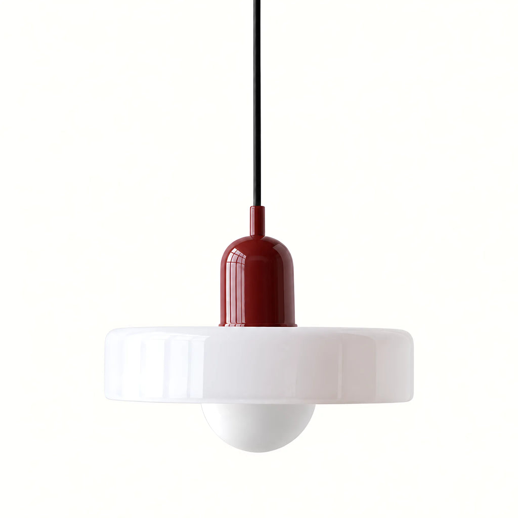 Vela Low-Profile Glass Pendant Light