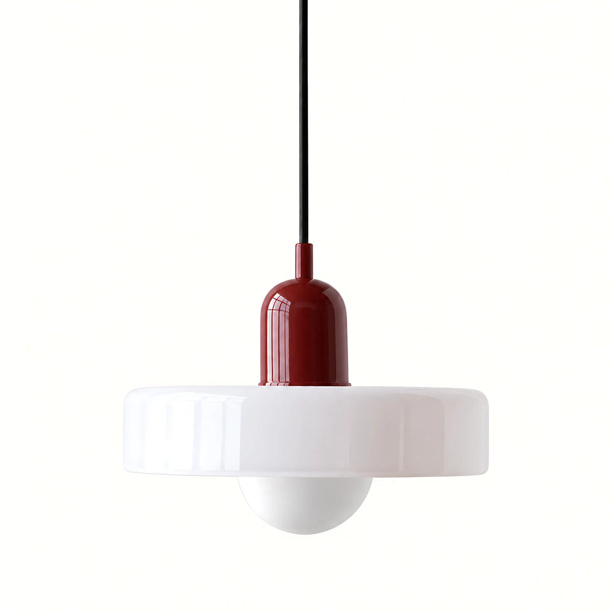 Vela Low-Profile Glass Pendant Light