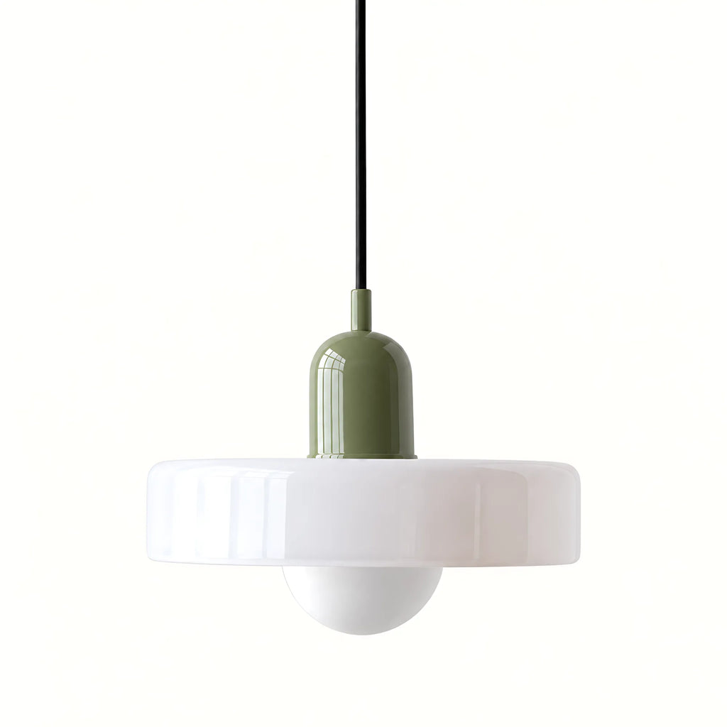 Vela Low-Profile Glass Pendant Light