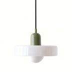 Vela Low-Profile Glass Pendant Light
