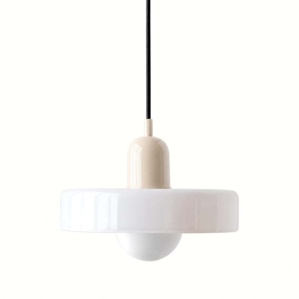 Vela Low-Profile Glass Pendant Light