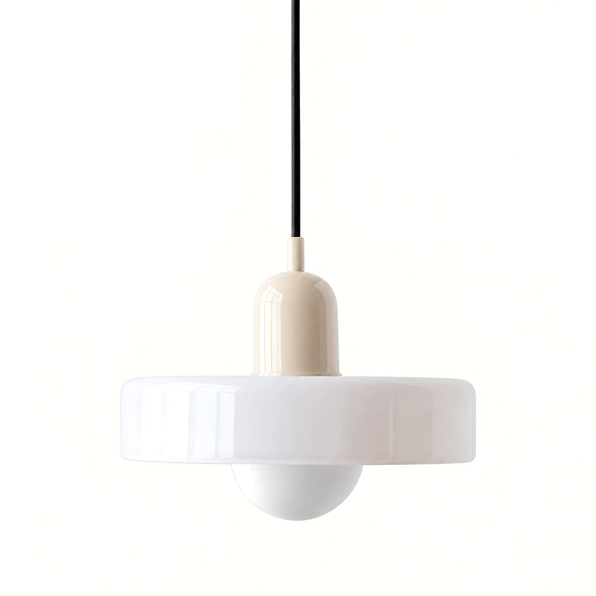Vela Low-Profile Glass Pendant Light