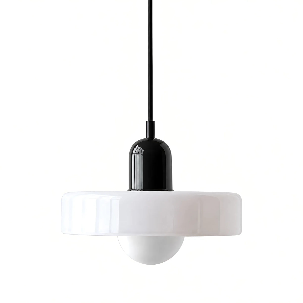 Vela Low-Profile Glass Pendant Light