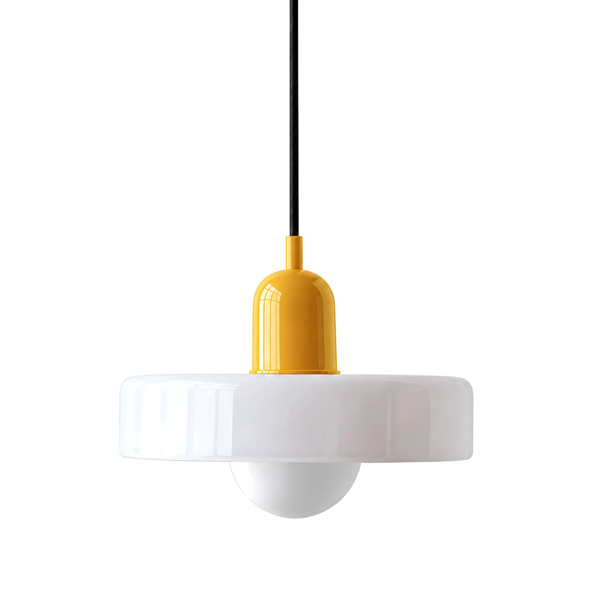 Vela Low-Profile Glass Pendant Light