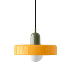 Vela Low-Profile Glass Pendant Light