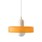 Vela Low-Profile Glass Pendant Light