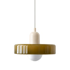 Vela Low-Profile Glass Pendant Light