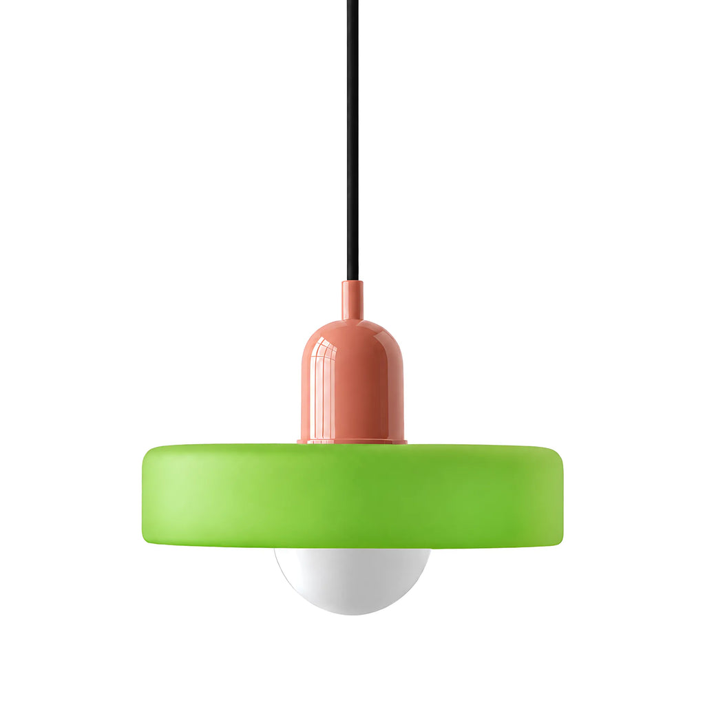Vela Low-Profile Glass Pendant Light