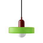 Vela Low-Profile Glass Pendant Light