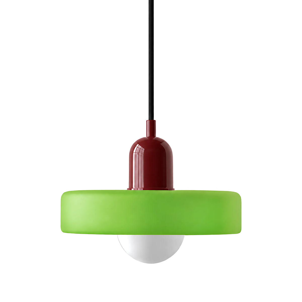 Vela Low-Profile Glass Pendant Light