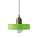Vela Low-Profile Glass Pendant Light