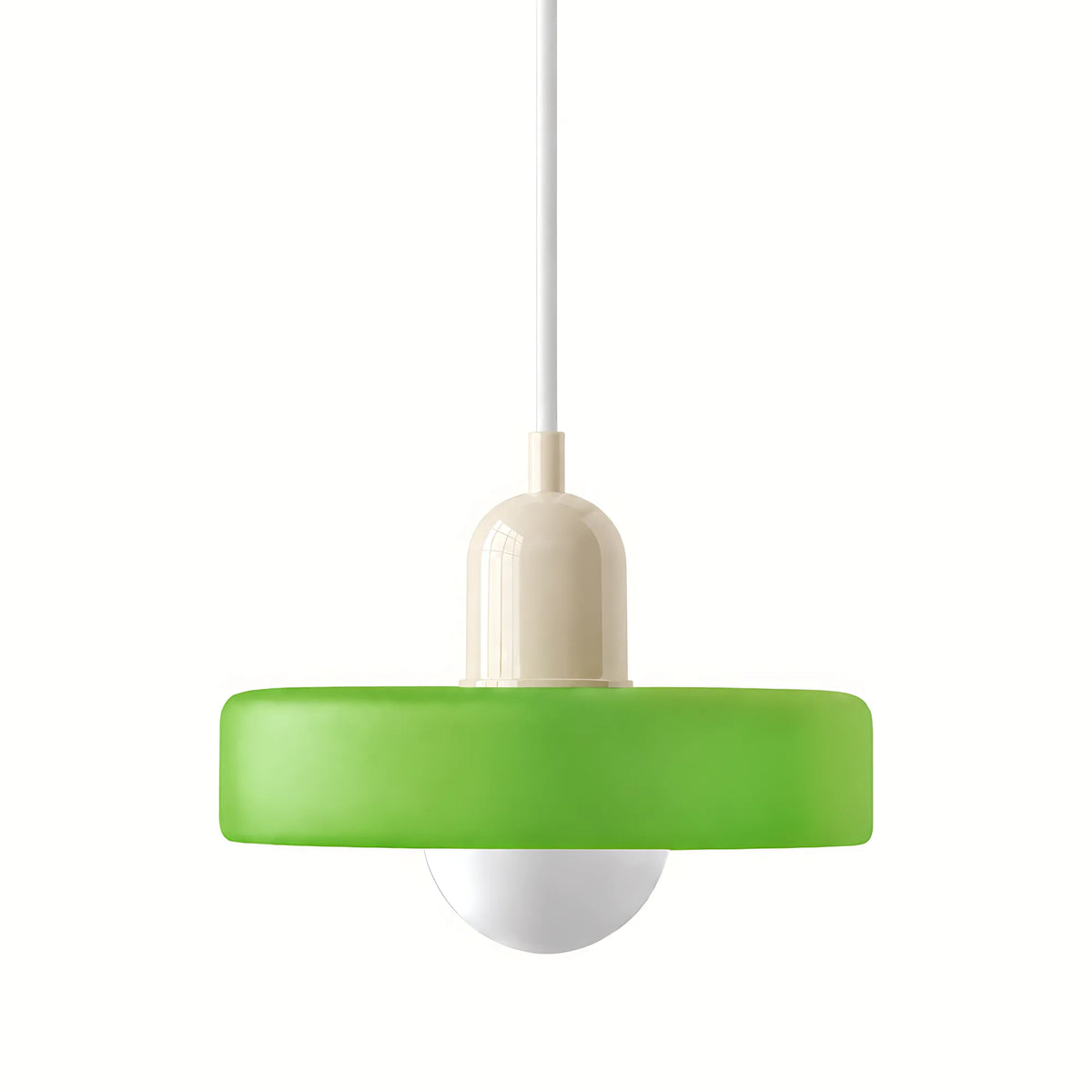 Vela Low-Profile Glass Pendant Light