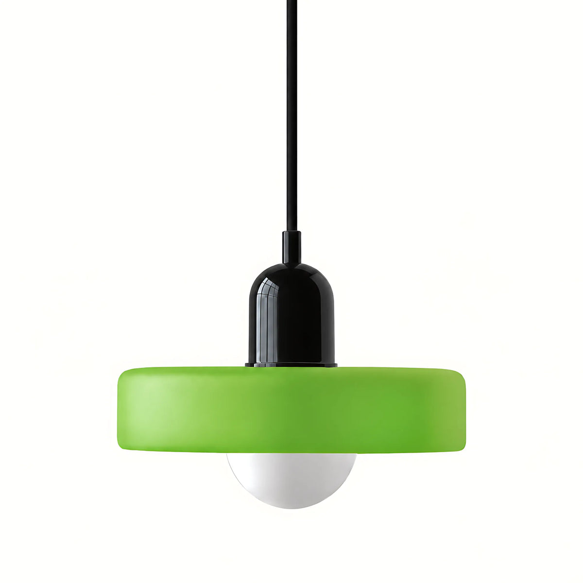 Vela Low-Profile Glass Pendant Light