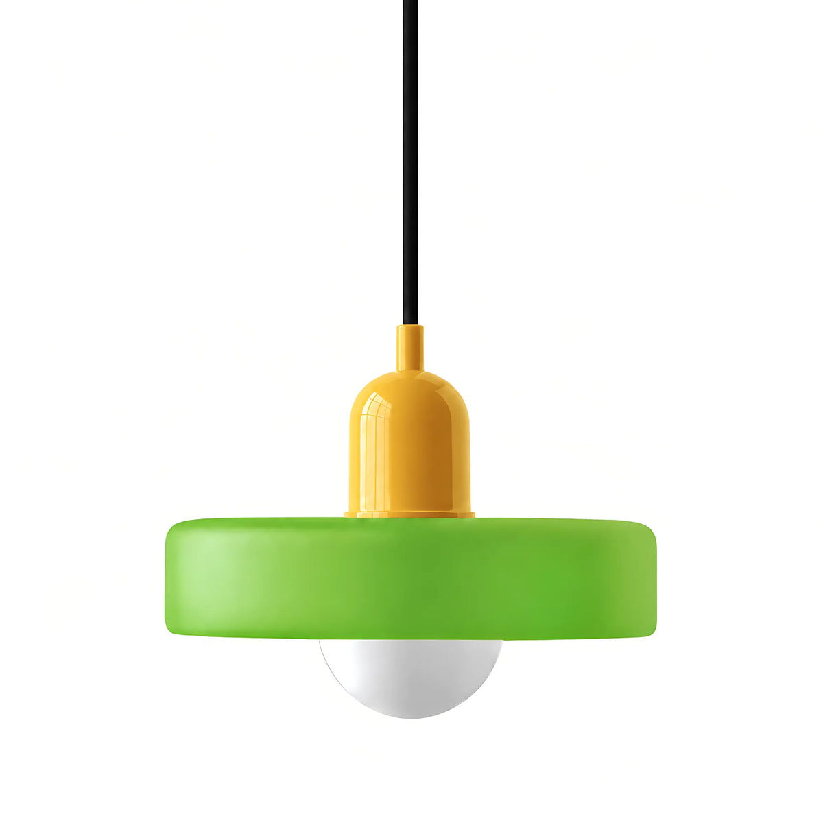 Vela Low-Profile Glass Pendant Light
