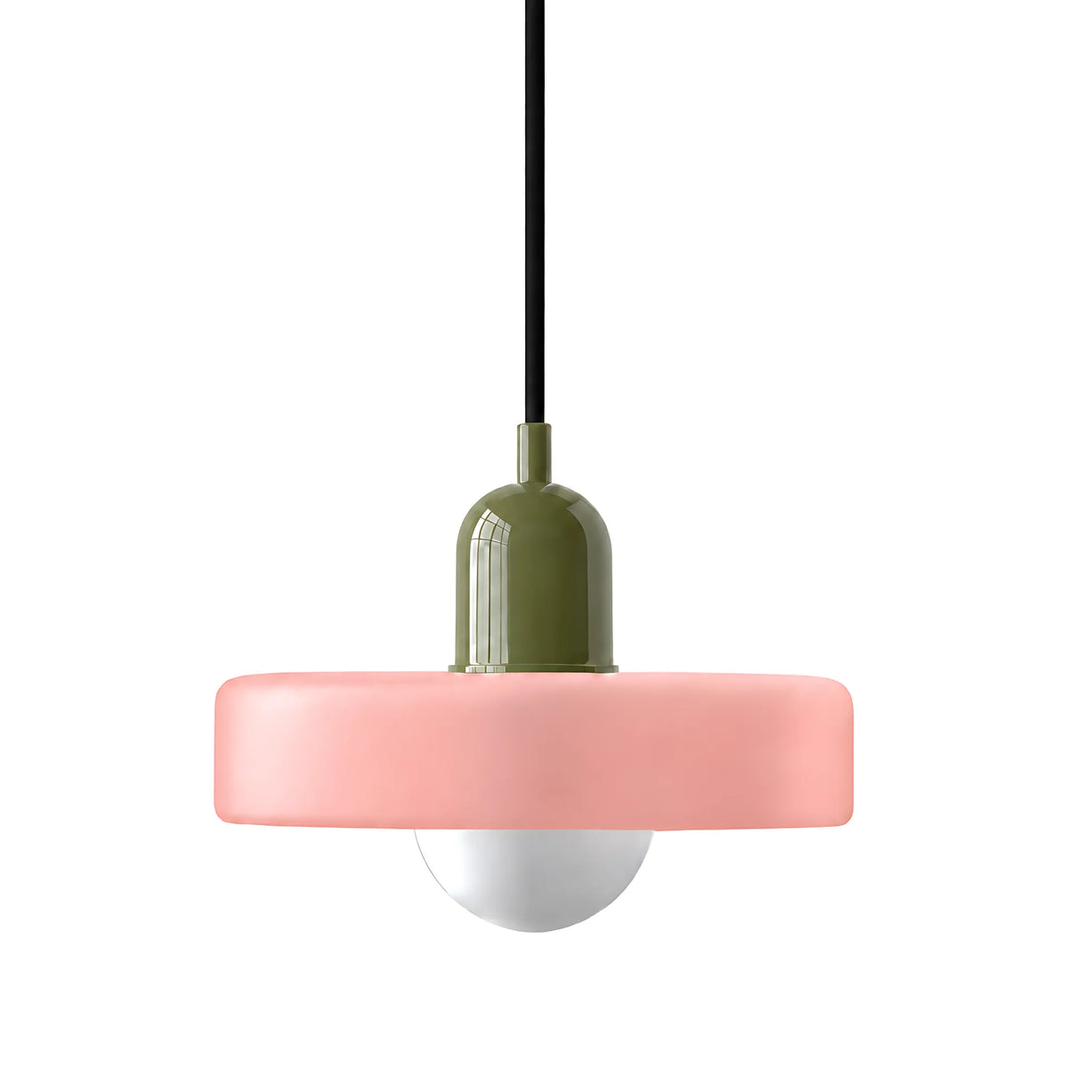 Vela Low-Profile Glass Pendant Light