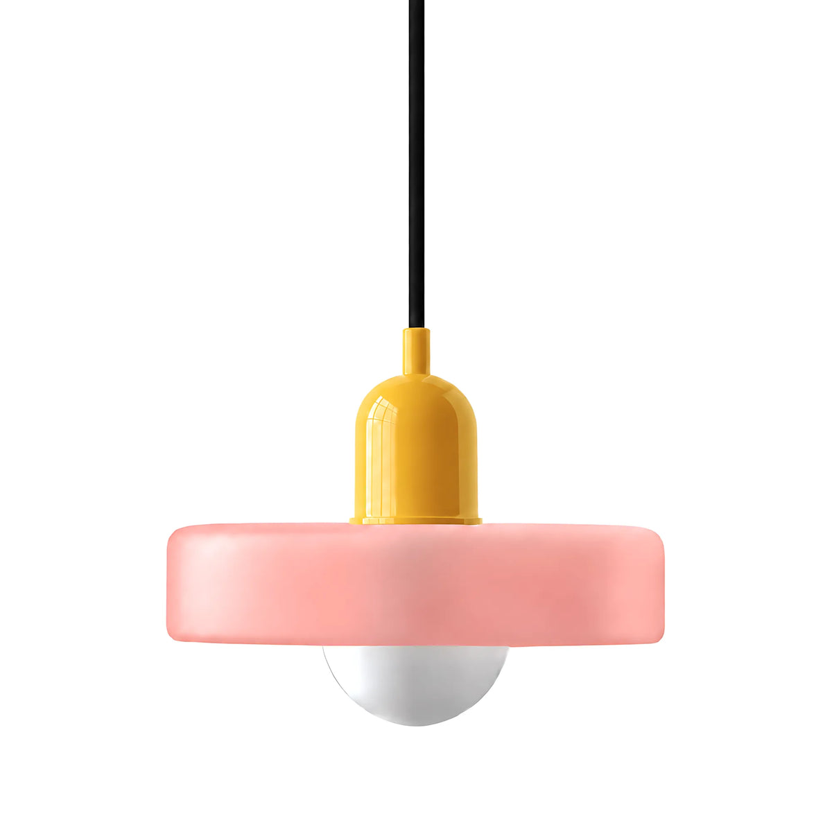 Vela Low-Profile Glass Pendant Light