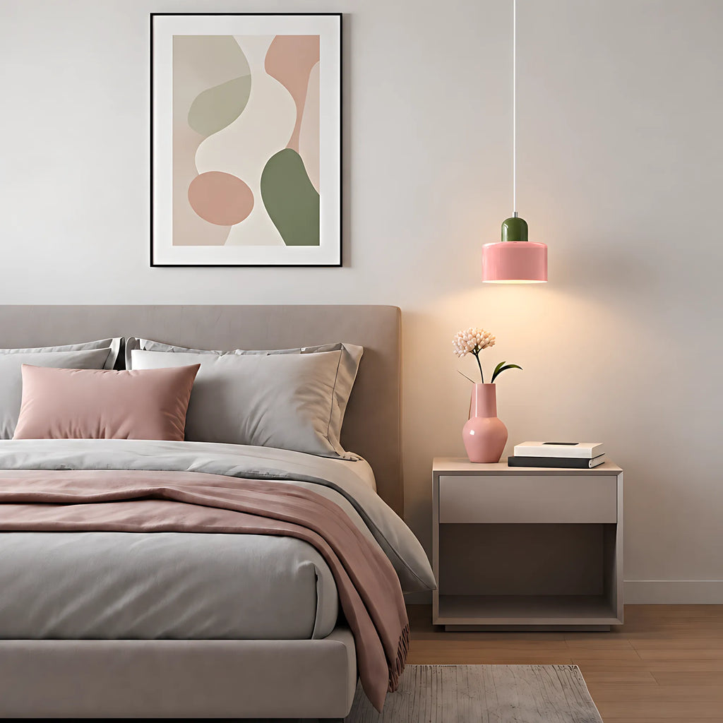 Vela Tall-Profile Glass Pendant Light