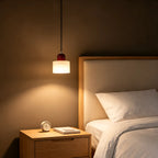 Vela Tall-Profile Glass Pendant Light