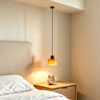 Vela Tall-Profile Glass Pendant Light