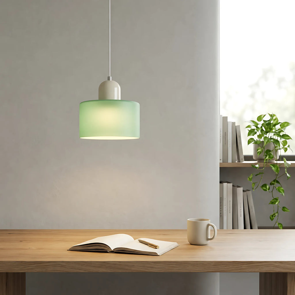 Vela Tall-Profile Glass Pendant Light