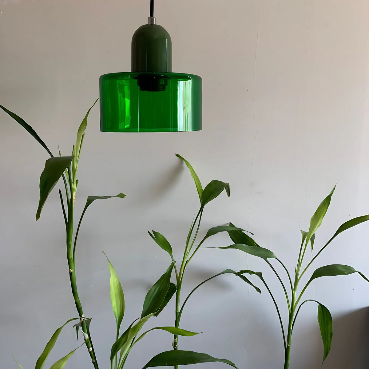 Vela Tall-Profile Glass Pendant Light
