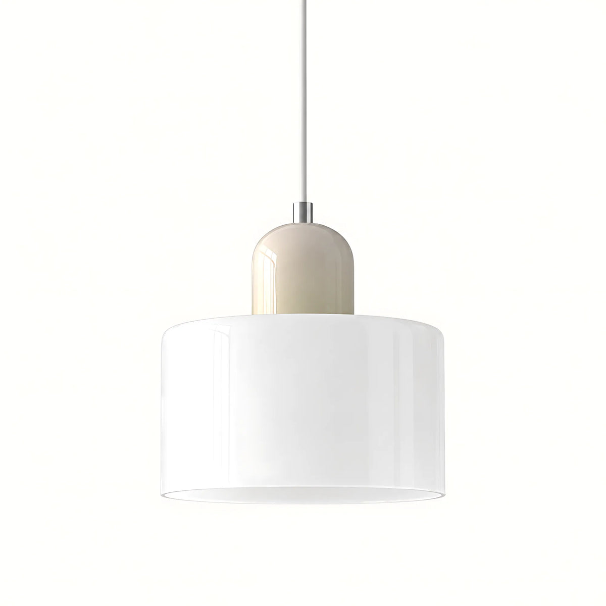 Vela Tall-Profile Glass Pendant Light