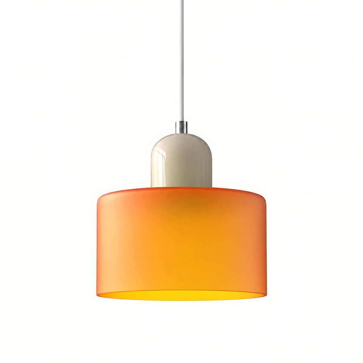 Vela Tall-Profile Glass Pendant Light