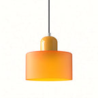 Vela Tall-Profile Glass Pendant Light