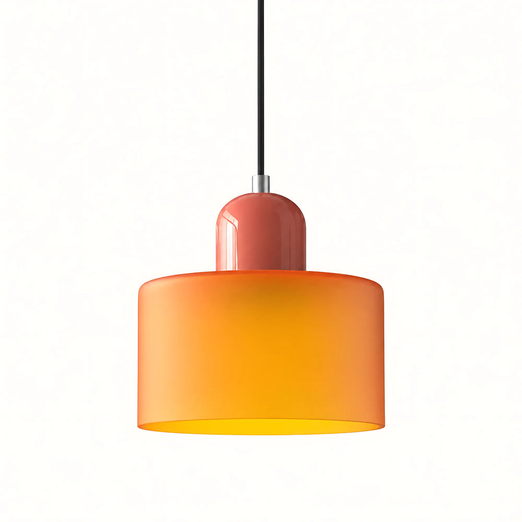Vela Tall-Profile Glass Pendant Light
